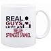 Mug White " Real guys love a Welsh Springer Spaniel " Dogs
