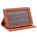 Brown PU Leather slim sheep skin Case Cover Holder for Amazon Kindle Fire 7" Tablet (Red)