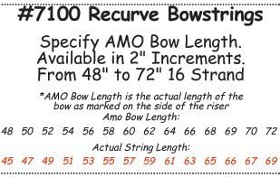 Recurve Bow String - 70" AMO