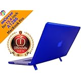 iPearl mCover Hard Shell Case with FREE keyboard cover for 15" Model A1286 Aluminum Unibody MacBook Pro (Black keys, 15.4-inch diagonal regular display) - BLUE