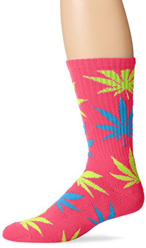 HUF Men's Neon Plantlife Crew Sock