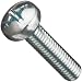 Zinc Plated Steel Machine Screw, Pan Head, Phillips Drive (Metric)