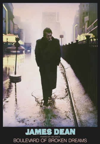 Gottfried Helnwein Boulevard Of Broken Dreams. Kunstdruck Poster: Gottfried