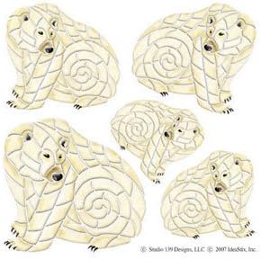 Polar Bear Accents DesignStix Peel and Stick Décor