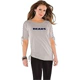 Touch by Alyssa Milano Chicago Bears Women's Shoulder Lace Top Extra Large