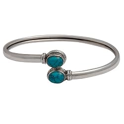 Girls Jewelry Silver Cuff Bracelet 2.5 inches (brclt338)