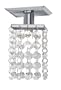 Eglo  85327A Pyton, Chrome/Crystal, 1-Light Spot Light Fixture