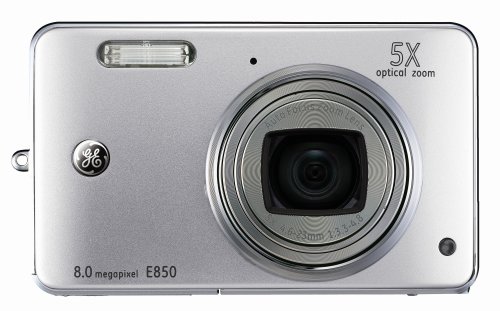 GE-E850 8MP Digital Camera with 5X Optical Zoom (Silver)