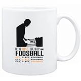 New  Life Is Simple , Eat , Sleep & Foosball - Sport Images  Mug Sports