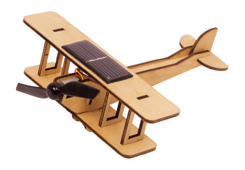Legler Deko Solar Flugzeug Doppeldecker