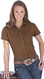 Wrangler® Short Sleeve Lurex Blouse