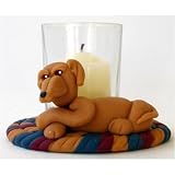 Whippet Cozy Up Votive-Tan