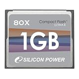 Silicon Power 1GB Compact Flash Card 80x High Speed