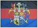 Fahne Ostfriesland mit Prachtwappen Flagge Grösse 1,50x0,90m