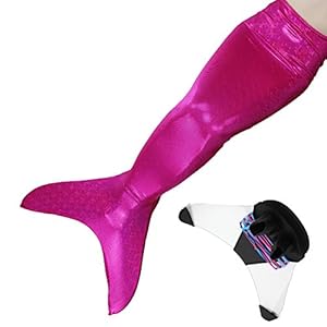 Dressyday Mermaid Tail Costume for Swimming Swimmable Includes Monofin