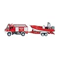 SIKU 1636 - Unimog Feuerwehr mit Boot 1:87