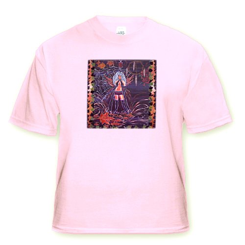 Little Medicine Spider Witch - Youth Light-Pink-T-Shirt Small(6-8)