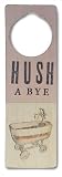 Tree By Kerri Lee Wooden Doorknob Sign Hushabye, Pink