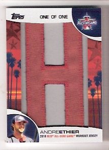 2011 Topps In The Name Letter Relics #INR36 Andre Ethier H 1/1 Dodgers