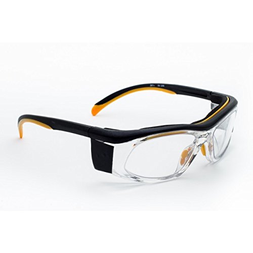 X-ray radiation protective eyewear in the wrap safety f…