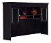 Bush Furniture Fairview Collection Hutch for 60 Inch L-Desk, Model WC53931-03, Antique Black with Hansen Cherry Finish