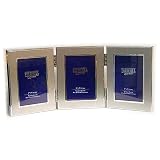 * Quality Silver Colour 3 Picture Multi Folding Photo Frame *