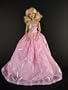 Light Pink Gown Flower on Botice Made for the Barbie Doll