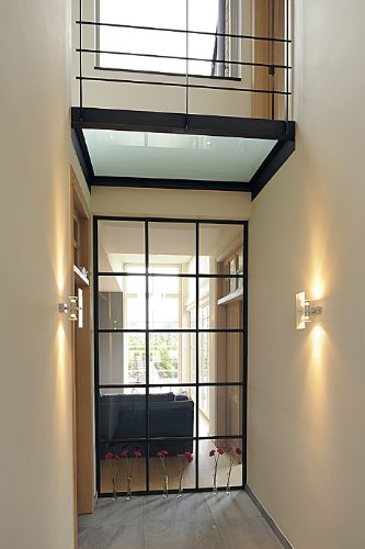 Wandleuchte Igu Wall Up-Down silber-grau
