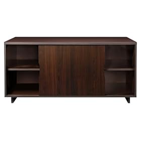 Room Essentials TV Stand with Sliding Door - Espresso by