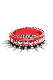 Red Spike Bracelet 3 Pack