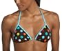 Raisins Juniors' Cha Cha Dot Slide Bra Bikini Top,Bambi,Large