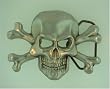 Jolly Roger Skull Belt Bkl