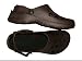 Men's Brown with Brown Velcro Clogs