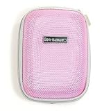 COSMOS ® New Pink Digital Camera Portable Hard Case/Bag + Cosmos cable tie