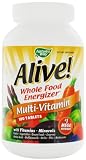 Natures Way Alive! Multivitamin, 180 Tablets