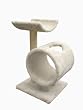 Molly and Friends "Loft and Round" Premium Handmade 2-Tier Cat Tree with Sisal, Model 34, Beige Molly and Friends "Loft and Round" Premium Handmade 2-Tier Cat Tree with Sisal, Model 34, Beige