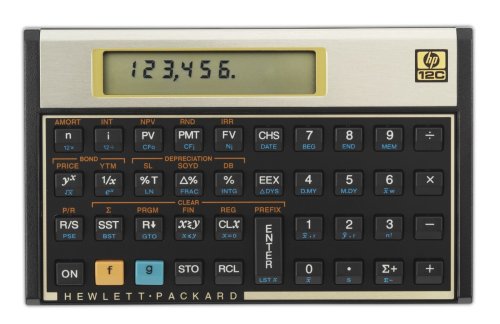 HP 12c Financial Calculator (12C#ABA)