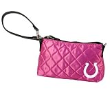 NFL Indianapolis Colts Pink Quilted Wristlet