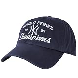Twins 47 New York Yankees Navy Blue 2009 World Series Champions Adjustable Slouch Hat