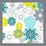 BabyHawk Mei Tai Baby Carrier - Seafoam Bloom