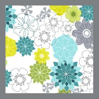 BabyHawk Mei Tai Baby Carrier - Seafoam Bloom