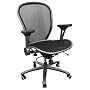 Mesh and Ventilated Office Chair - Mid Back Contemporary Mesh Chair - CP-B078-2-MTLK-GG