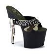 7 1/2 Inch Sexy Shoes Gun Heel Camo Shoe Bullet Ammo Military Army