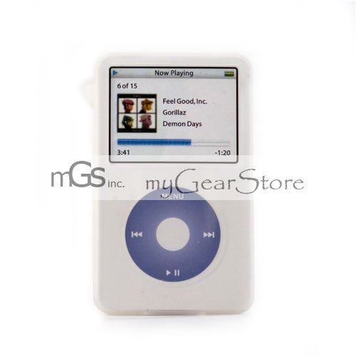 White iPod Video Silicone 60GB 80GB