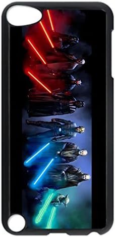 iPod Touch 5 Case, iPod 5 cases - Highly Protective Black Back Case Cover for iPod 5 Ws Star Wars Sith And Jedi Perfect Fit Hard Case Cover For iPod Touch 5