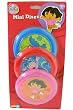 Nickelodeon Dora The Explorer 3 pcs mini flying discs set