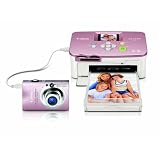 Canon PowerShot SD1100IS 8MP Digital Camera with 3x Optical Image Stabilized Zoom (Pink) with Selphy CP760 Photo Printer (Pink)