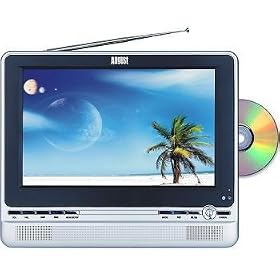 August DA110CD(B) 11" Freeview/Analogue LCD TV & DVD/Video/Music/Photo Player with Rechargeable Battery