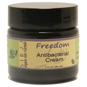 SIRJJ Organics Freedom - Acne - Anti-Bacterial Repair Cream  1oz  Gluten Free