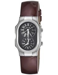 Philip Stein Womens 1-MB-LCH Signature Brown Leather Strap Watch
